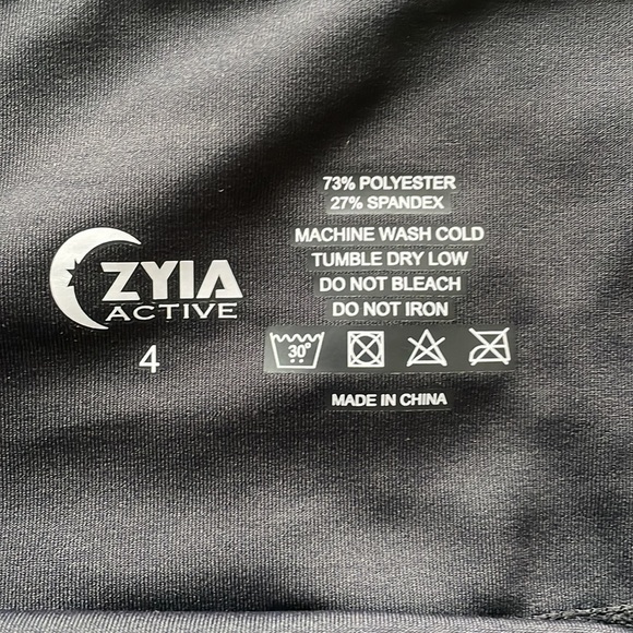 Sz4 Zyia Active Bumblebee Light N Tight 7/8 Hi Rise Tights NWOT Condition - Picture 9 of 9